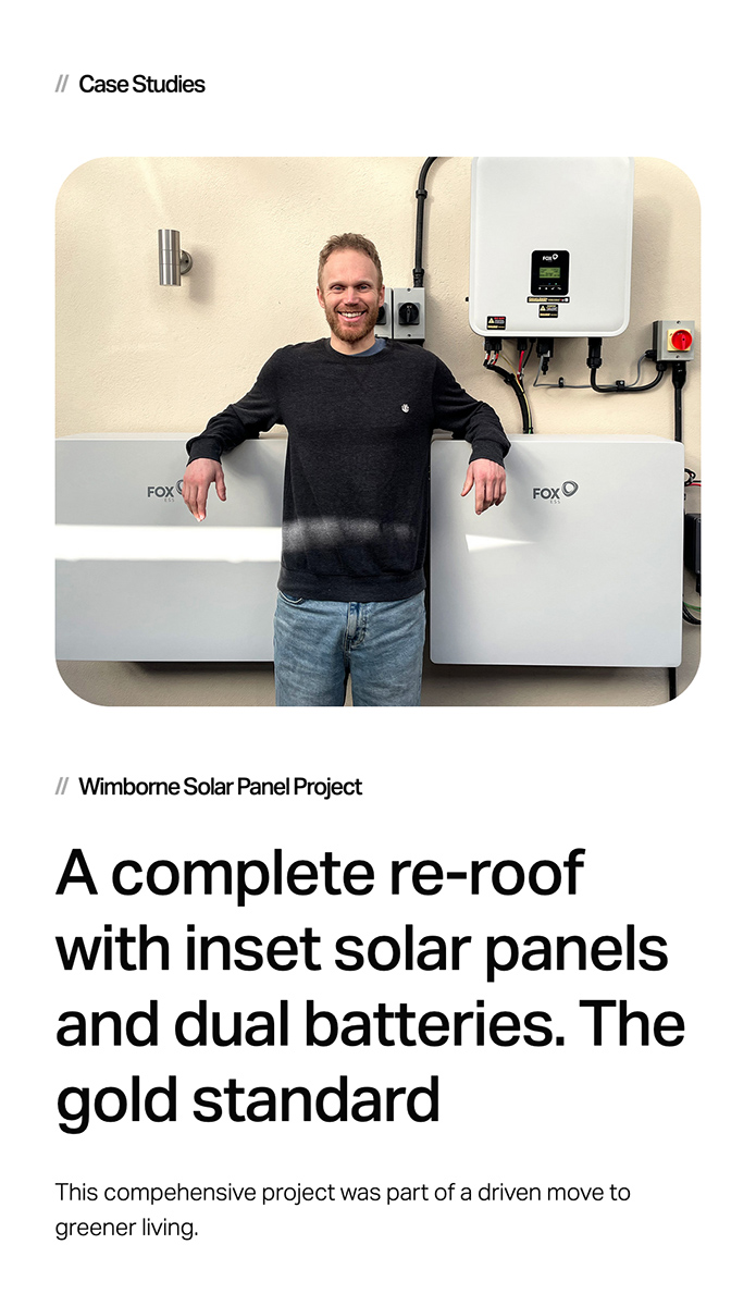Solar panel website case study