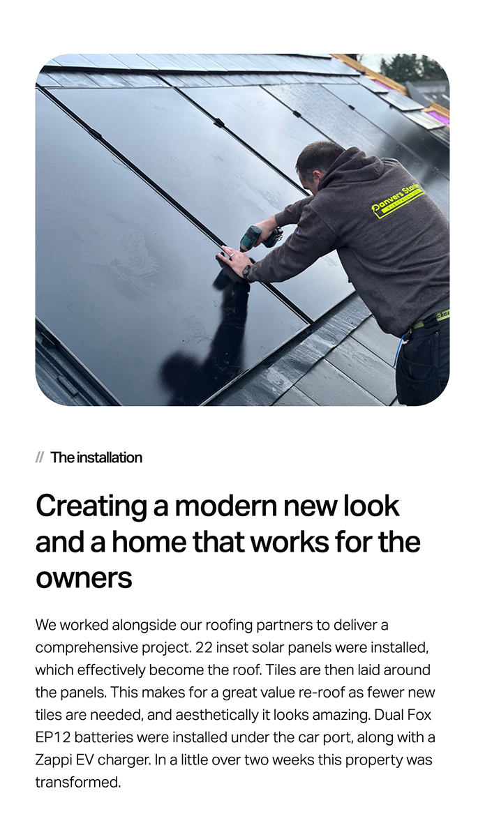 Solar panel website case study